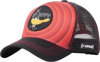 Kapele baseball Capslab Looney Tunes Daffy Duck CL-LOO-3-DAF1, rrip i rregullueshëm, e zezë