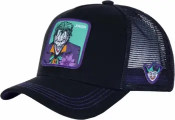 Kapelë bejsbolli Capslab DC Comics Joker CL-DC3-1-CAS-JKR2, rrjetë, e zezë