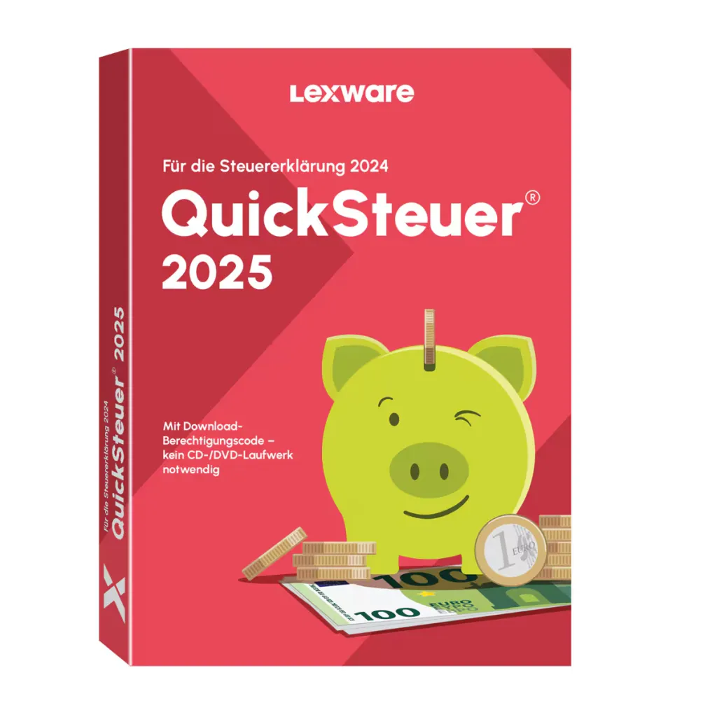 ESD Software Lexware QuickSteuer 2025 – 1 Device. 1 Year – ESD-DownloadESD - 1