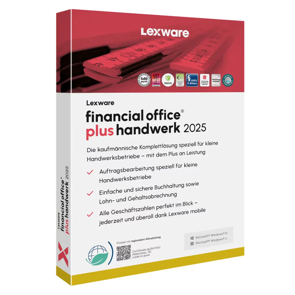 ESD Software Lexware Financial Office Plus handwerk 2025 – 1 Device. ABO – ESD -DownloadESD - 1