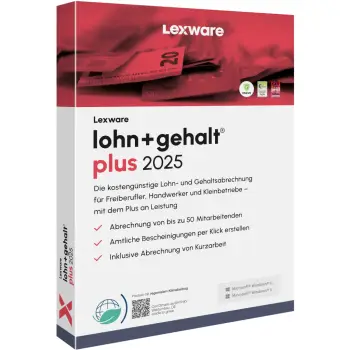 ESD Software Lexware Lohn+Gehalt Plus 2025 – 1 Device. 1 Year – ESD-DownloadESD