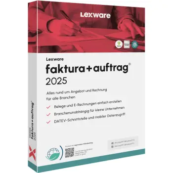 ESD Software Lexware Faktura+Auftrag 2025 – 1 Device. 1 Year – ESD-DownloadESD