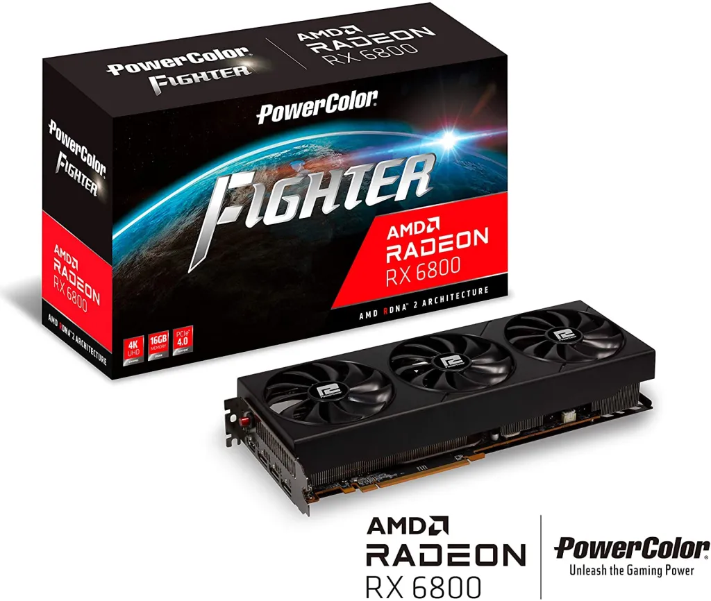 Kartë grafike PowerColor Fighter AMD Radeon RX 6800 - 1