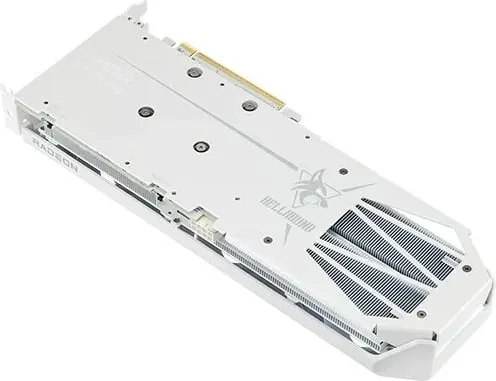 Kartelë grafike PowerColor RX 9060 XT Hellhound Spectral White OC 16GB GDDR6 e bardhë - 3