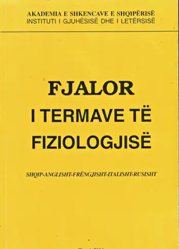 Fjalor I Termave Te Fiziologjise - Grup Autoresh