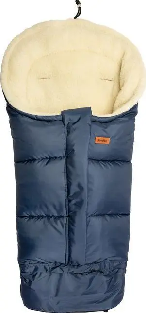 Thes gjumi për bebe Sensillo Combi Footmuff, i kaltër i errët