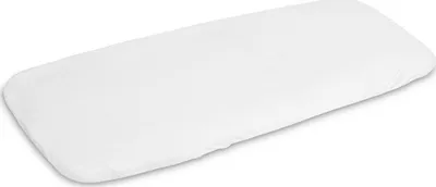 Çarçaf për djep Sensillo Bamboo, 40x90 cm, i bardhë - 1