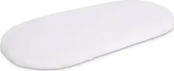 Çarçaf djepi Sensillo Jersey, 90x40cm, pambuk, i bardhë
