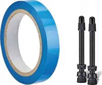 Set konvertimi tubeless Weldtite Essential Road, valvula Presta 55mm, shirit felge