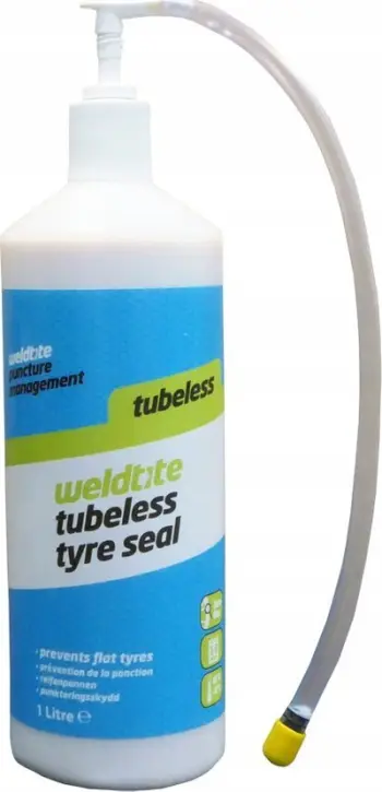 Lëng vulosës për goma Weldtite Tubeless Tyre Sealant, 1L, latex sintetik