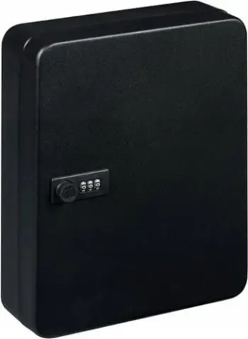 Kasafortë çelësash Yale Combination Code Key Cabinet, 20 çelësa, bravë me kombinim, gri