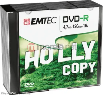 Disqe Emtec DVD-R, 4.7GB, 16x, 25 copë