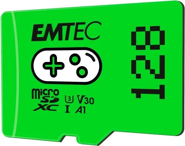MicroSDXC EMTEC ECMSDM128GXCU3G 128GB UHS-I Class 3 V30, e gjelbër - 2