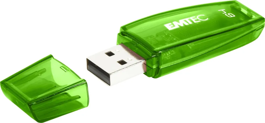 USB stick EMTEC C410 64GB, e gjelbër - 1