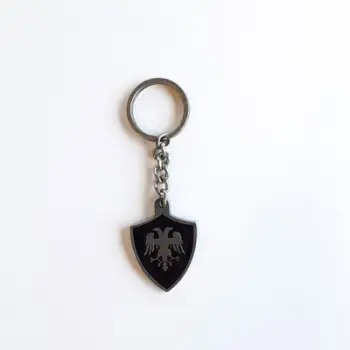 Varëse çelësash Rezniqi - Mburoja, metalike me ngjyrë të zezë