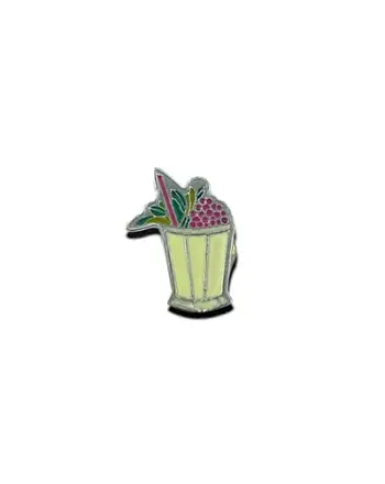 Pin Rezniqi – Mint Julep Cocktail, metalik me të bardhë
