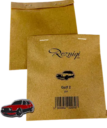 Pin Rezniqi – Golf 2, metalik me të kuqe dhe të zezë