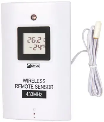 Sensor wireless Emos AOK-5018B, i bardhë