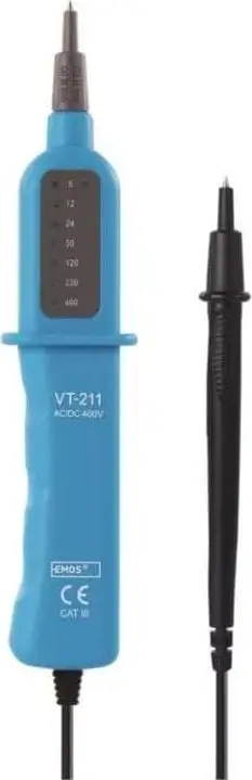 Testeri i tensionit Emos VT-211 M0003B, 6 deri 400V, pa bateri