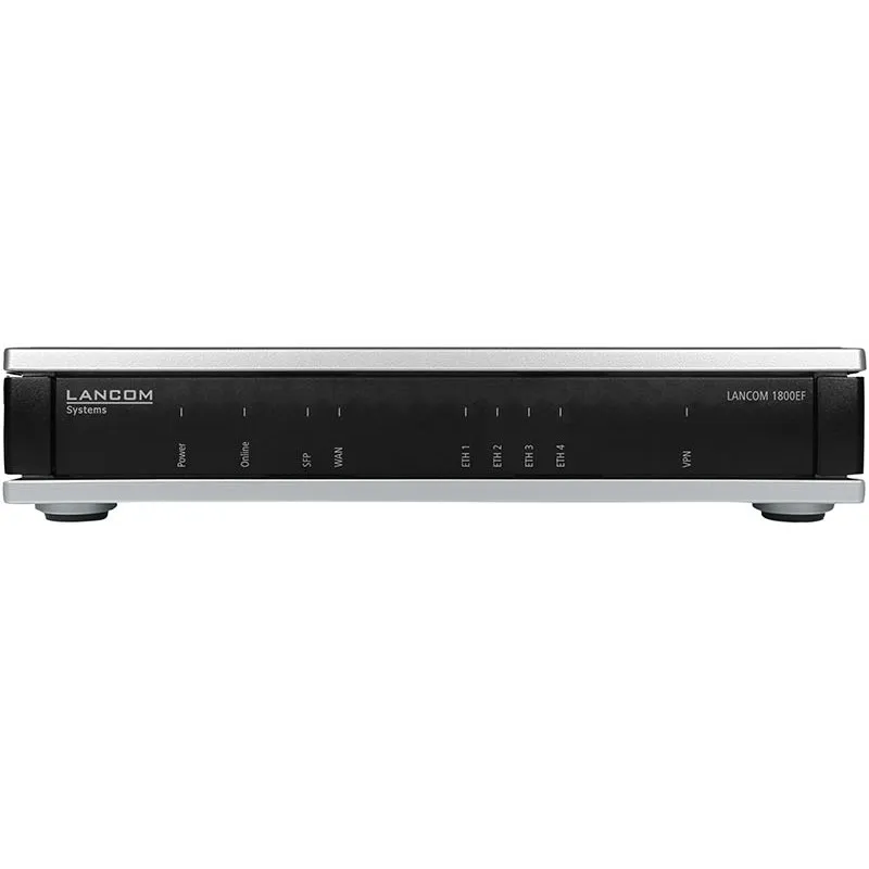 Router LANCOM 1800EF, Gigabit Ethernet, VPN, i zi/argjendtë - 1