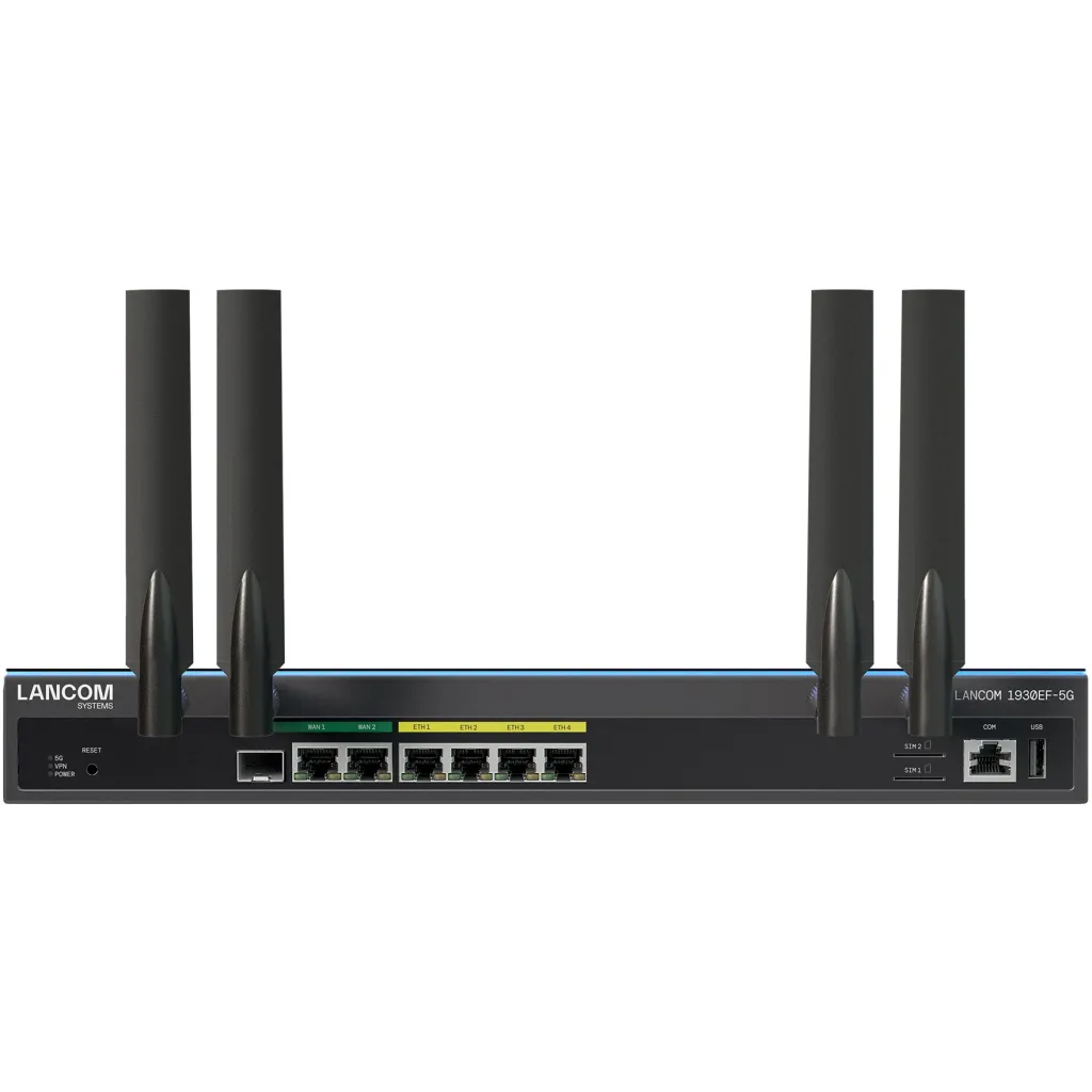 Router LANCOM 1930EF-5G, 5G, 6 porta, SD-WAN, i zi - 1