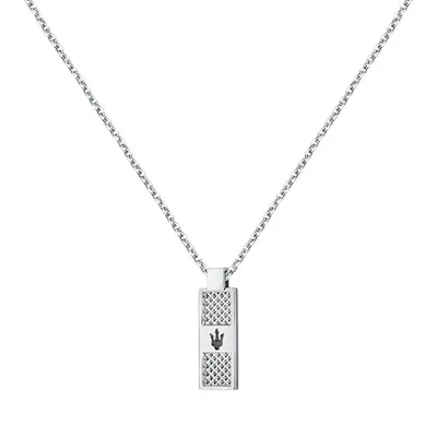Qafore për meshkuj Maserati JM423AVD20, 50 cm, e argjendtë - 1