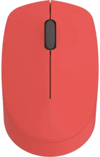 Maus Rapoo M100, wireless, Bluetooth, USB, i kuq