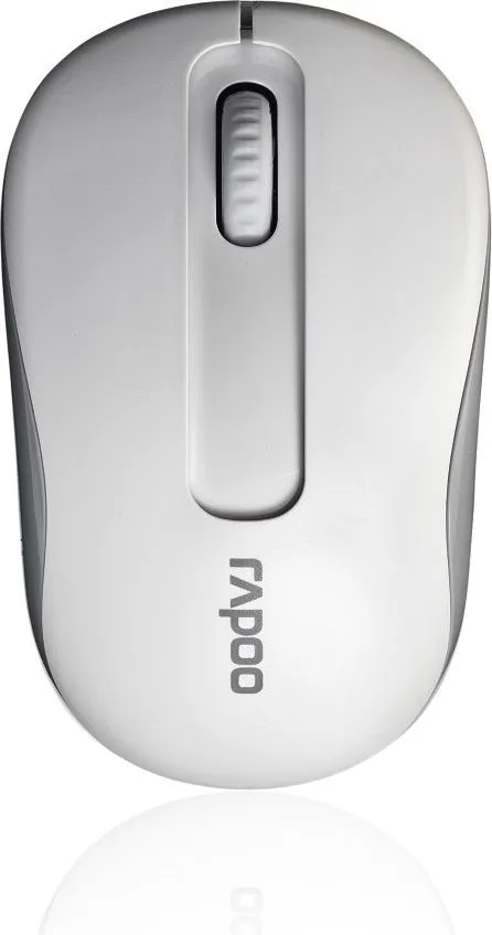 Maus Rapoo M10PLUS, wireless, USB, i bardhë - 1