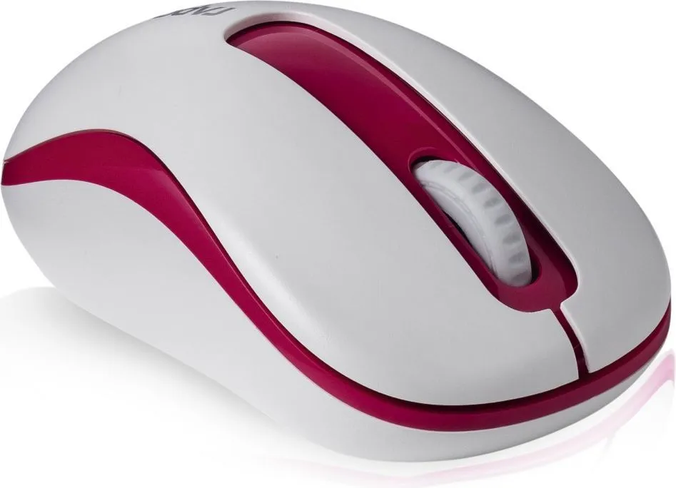 Maus Rapoo M10PLUS, wireless, USB, i bardhë dhe i kuq - 3