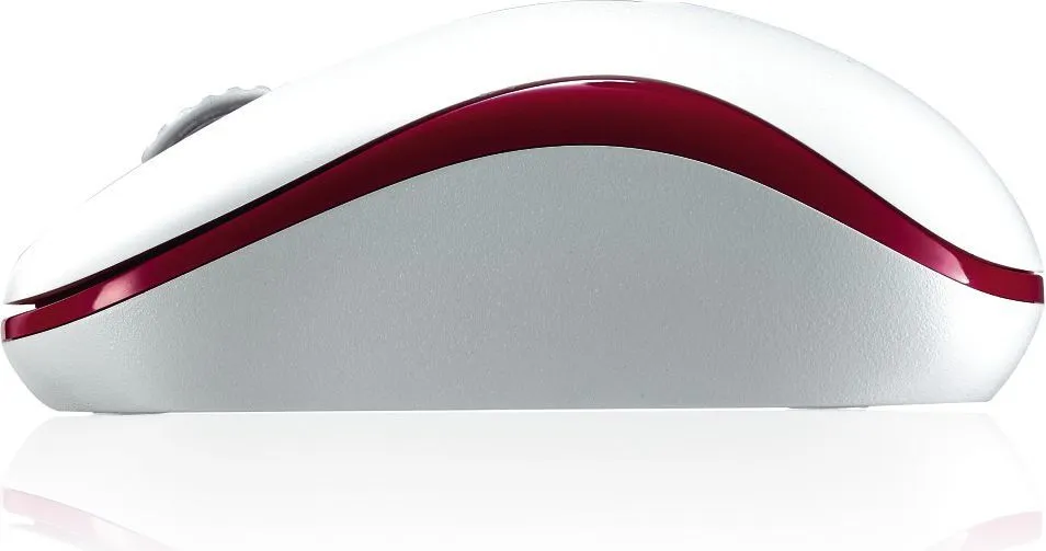 Maus Rapoo M10PLUS, wireless, USB, i bardhë dhe i kuq - 5