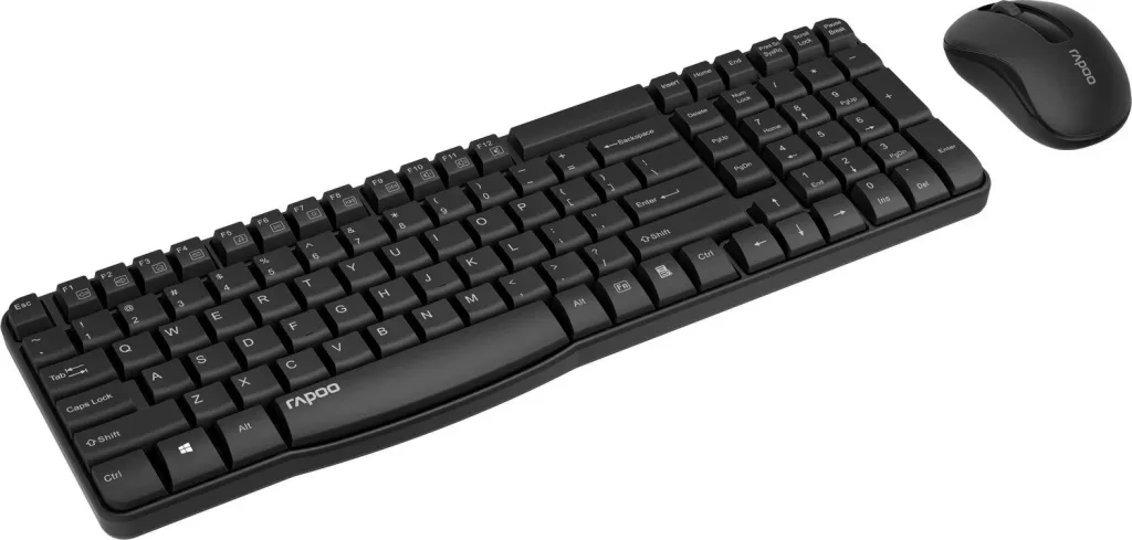 Tastierë dhe maus wireless Rapoo X1800S, të zeza - 2