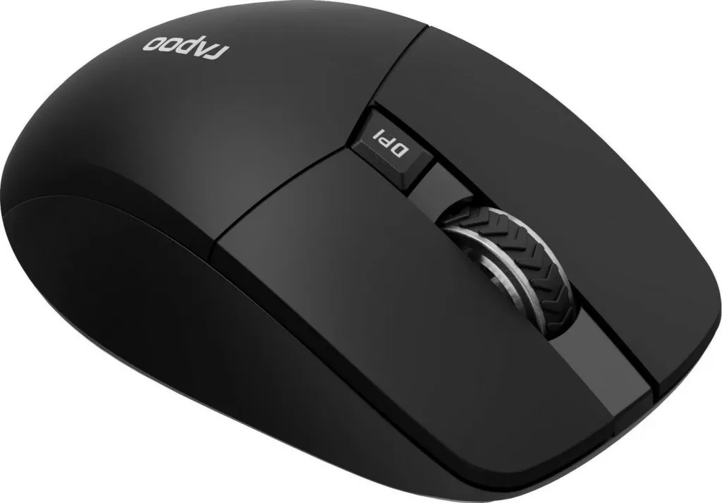 Maus ergonomik Rapoo M610, pa tela, Bluetooth/2.4 GHz, i zi - 5