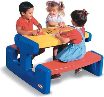 Tavolinë me ulëse për fëmijë Little Tikes (LIT47950), e kaltër