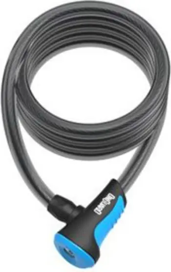 Lidhës biçiklete OnGuard Neon 8163BU, 120 cm, i hirtë / i kaltër