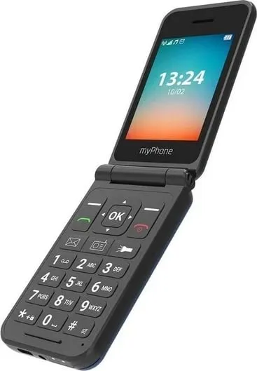 Telefon flip myPhone FLIP LTE, ngjyrë e zezë - 1