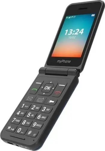 Telefon flip myPhone FLIP LTE, ngjyrë e zezë
