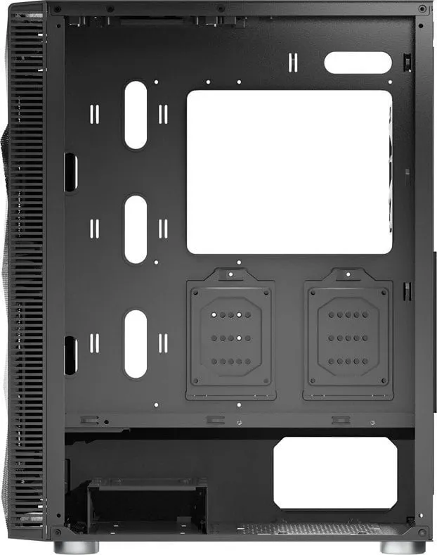 Kasë Montech X3 Mesh Mid Tower, RGB, Tempered Glass, e zezë - 3