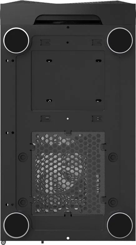Kasë Montech X3 Mesh Mid Tower, RGB, Tempered Glass, e zezë - 5