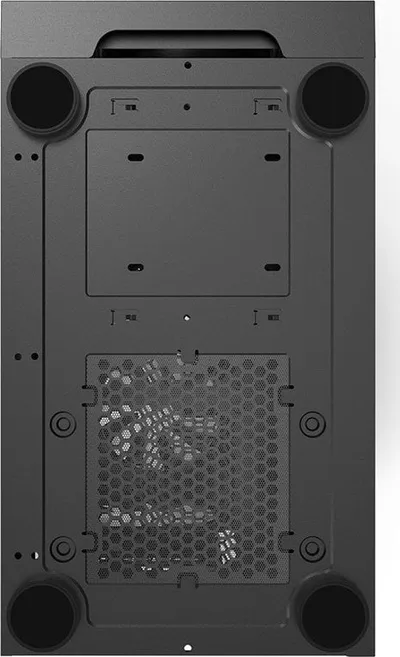 Kasë Montech X3 TG RGB, e zezë, Midi Tower - 5