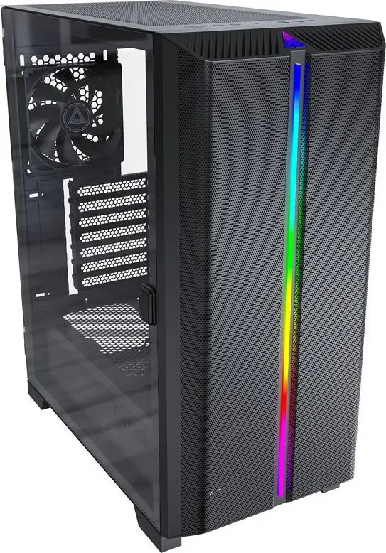 Kasë Montech SKY ONE Lite ARGB, e zezë, Midi Tower - 1