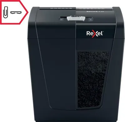 Grirëse letrash Rexel Secure X10, P-4, e zezë - 5