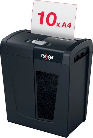 Grirëse letrash Rexel Secure X10, P-4, e zezë - 7