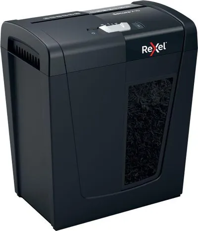 Grirëse letrash Rexel Secure X10, P-4, e zezë - 8