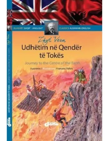 Udhetim Ne Qender Te Tokes Shqip Anglisht - Jules Verne