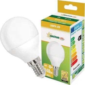 Llambë LED Spectrum Ball, E14, 4W, dritë neutrale
