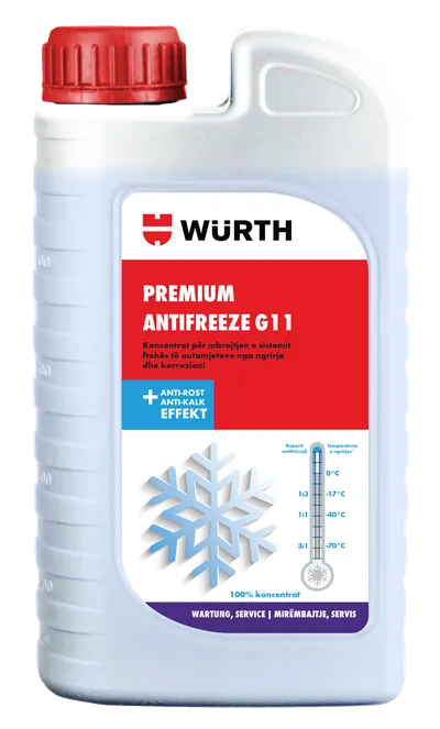 Antifriz Würth LL G11, -70°C, 1L - 1