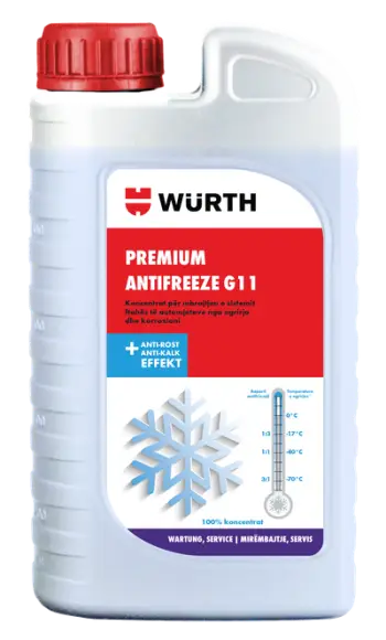 Antifriz Würth LL G11, -70°C, 1L