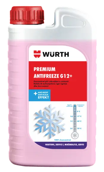 Antifriz Würth G12+, -70°C, 1L