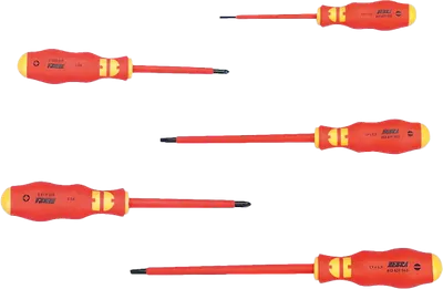 Set kaçavidash VDE, Würth, MINUS/PHILLIPS, ZEBRA, 5 copë - 1