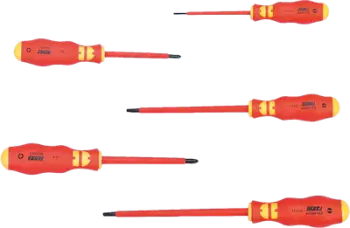 Set kaçavidash VDE, Würth, MINUS/PHILLIPS, ZEBRA, 5 copë